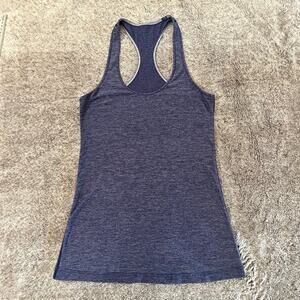 Lululemon Cool Racerback Luxtreme Women's 8 Dark Blue/Purple